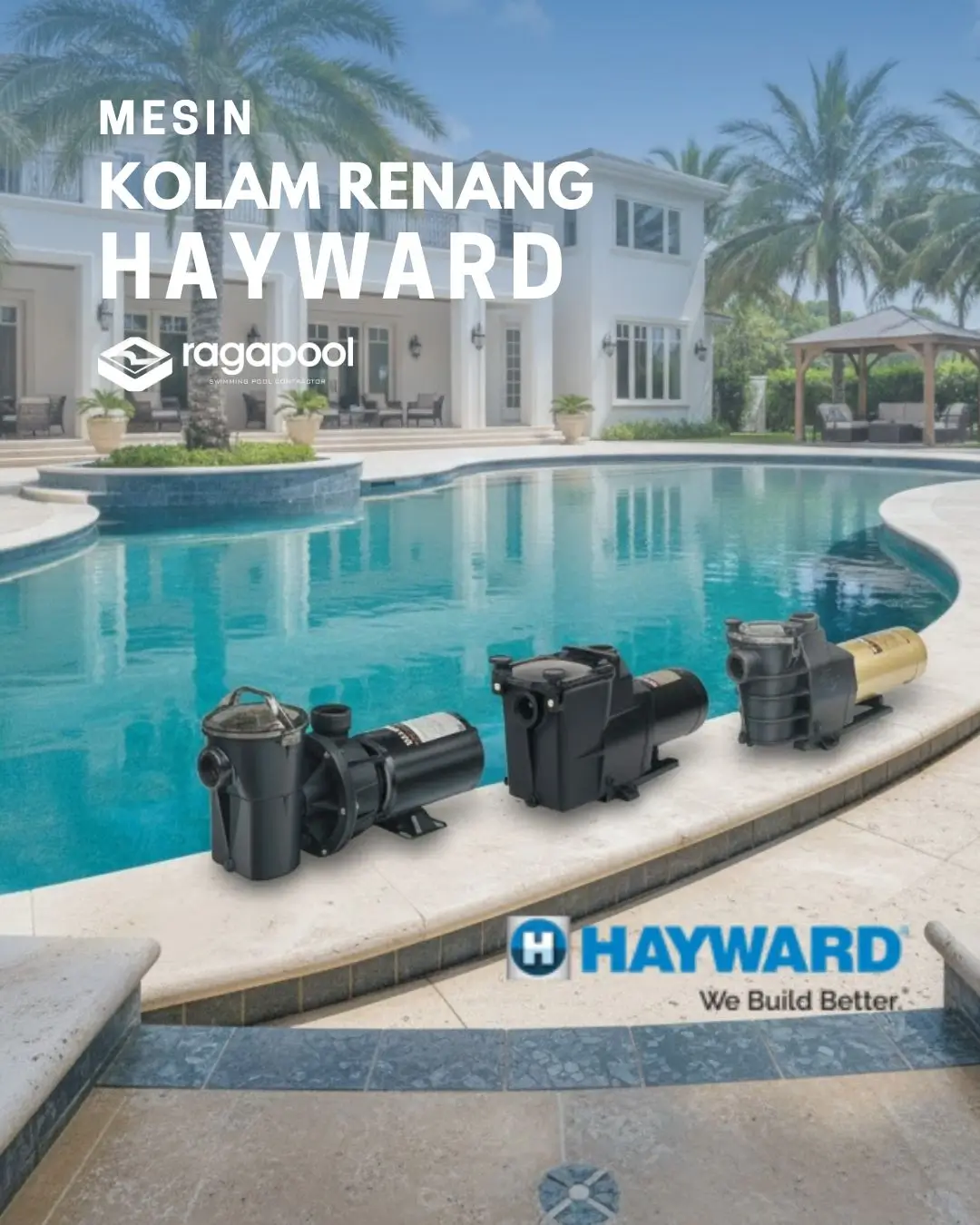mesin kolam renang hayward