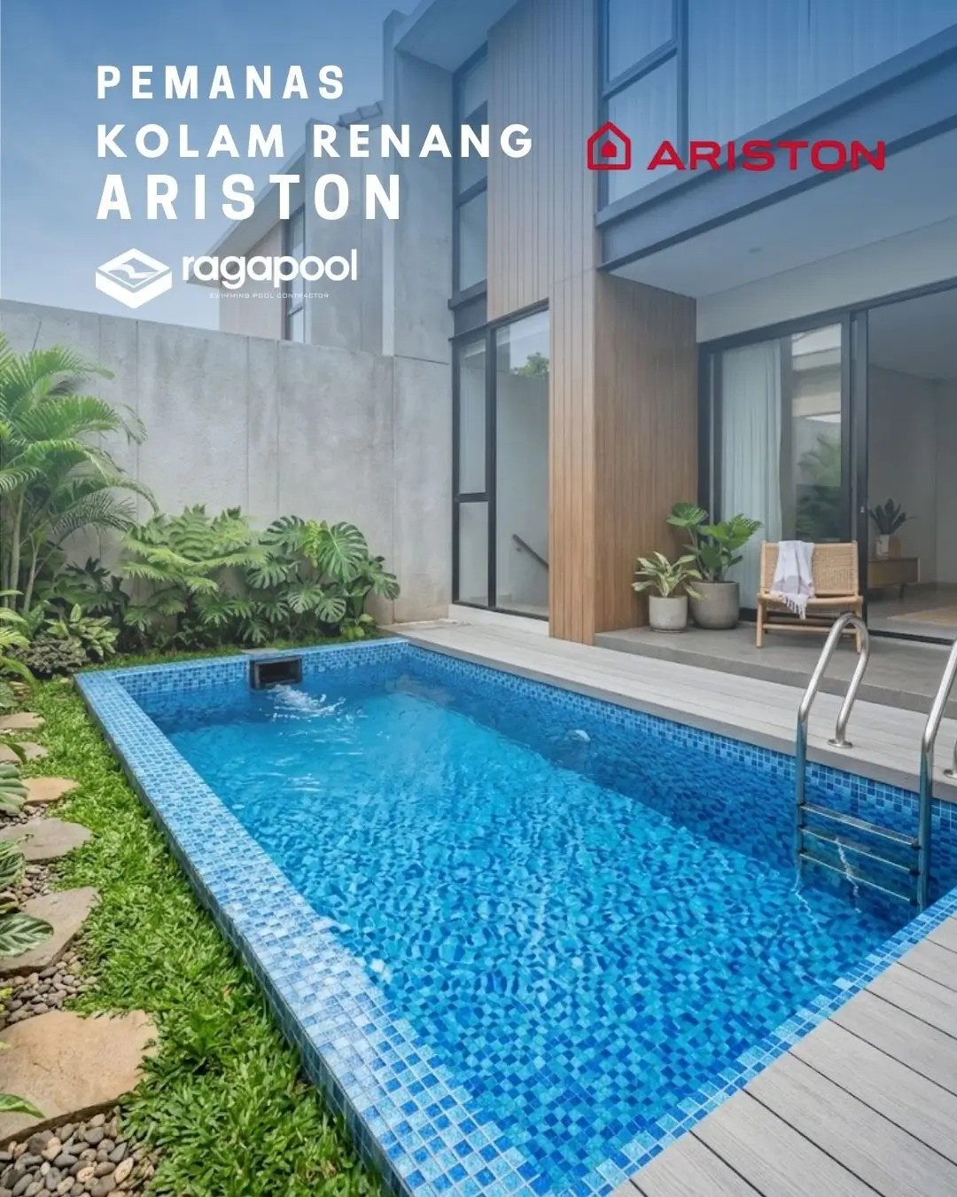 pemanas kolam renang ariston