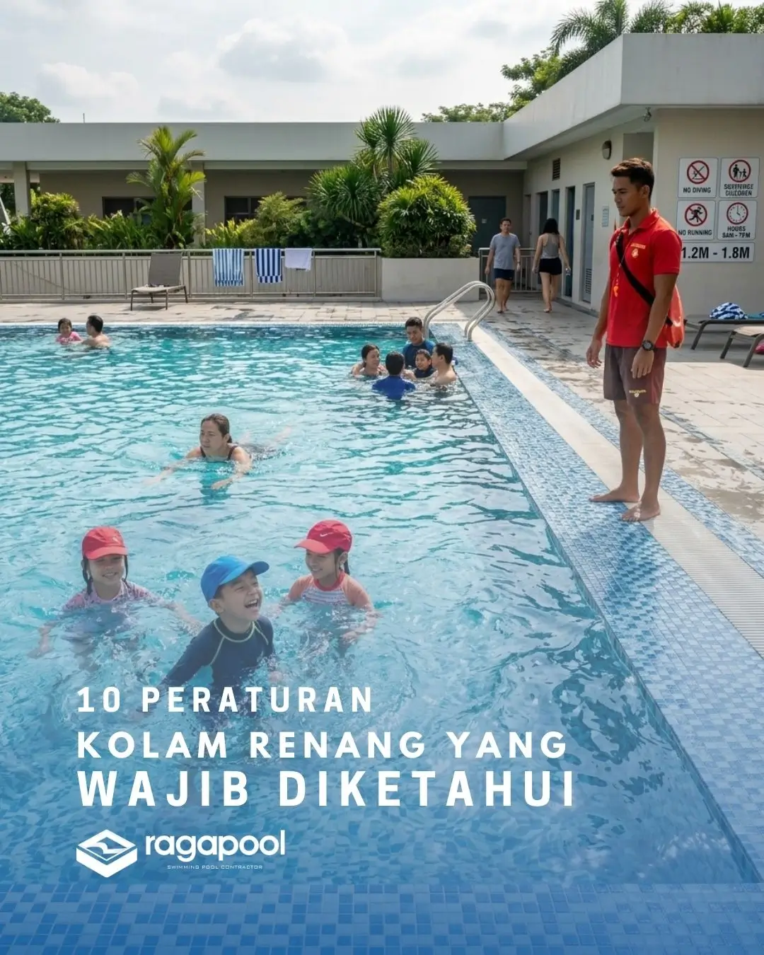 10 peraturan di kolam renang 