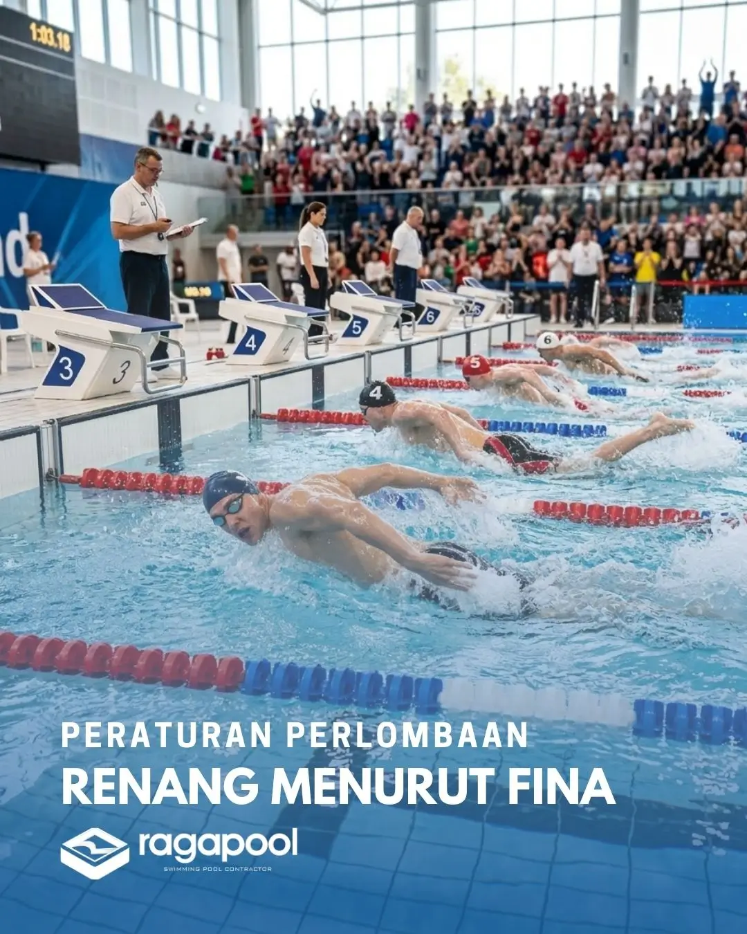 peraturan perlombaan renang menurut fina