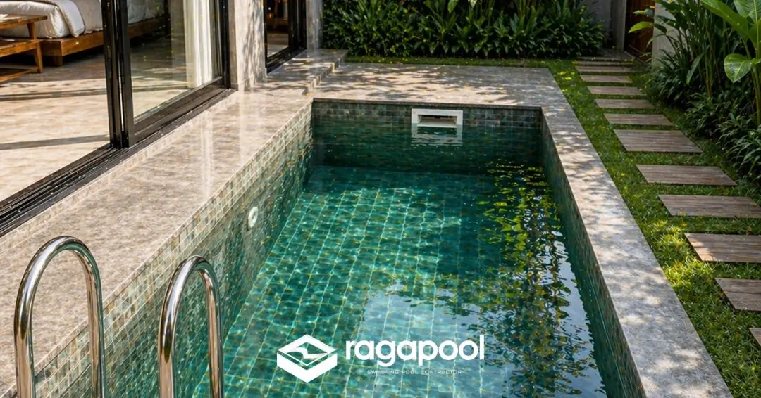 Plunge Pool desain tropis
