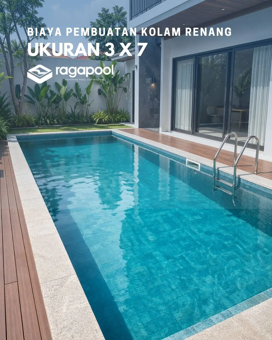 biaya pembuatan kolam renang ukuran 3x7